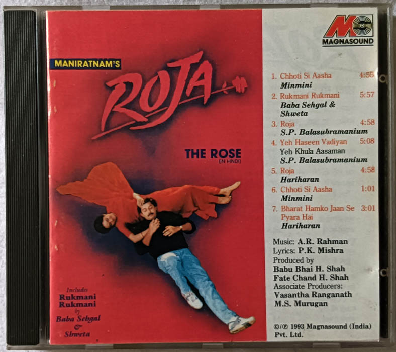 Roja - Raaga Raaga Audio Cd