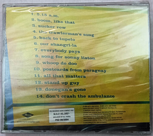 Shangri La Mark Knopfler Album Audio cd
