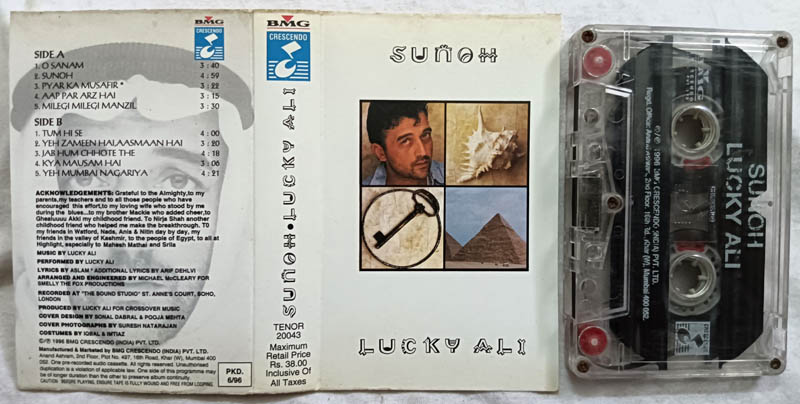Sunoh Lucky Ali Audio Cassette