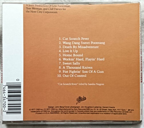 Ted Nugent Cat Scratch Fever Album Audio cd