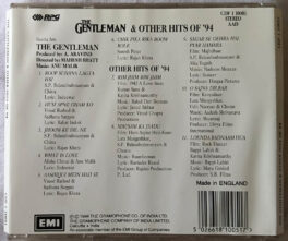 The Gentleman – OTHER HITS OF 94 Audio CD By Anu Malik
