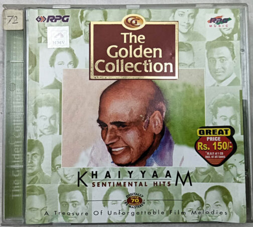 The Golden Collection Khaiyyaam Sentimental Hits Hindi Film Songs Audio CD