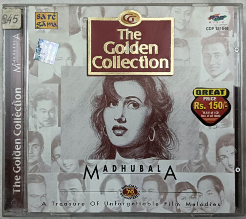 The Golden Collection Madhubala Hindi Film Songs Audio CD