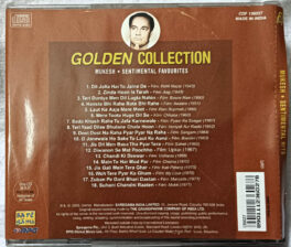 The Golden Collection Mukesh Sentimental Hits Hindi Film Songs Audio CD