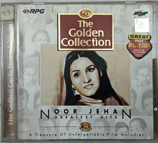 The Golden Collection Noor Jehan Greatest Hits Hindi Film Songs Audio CD