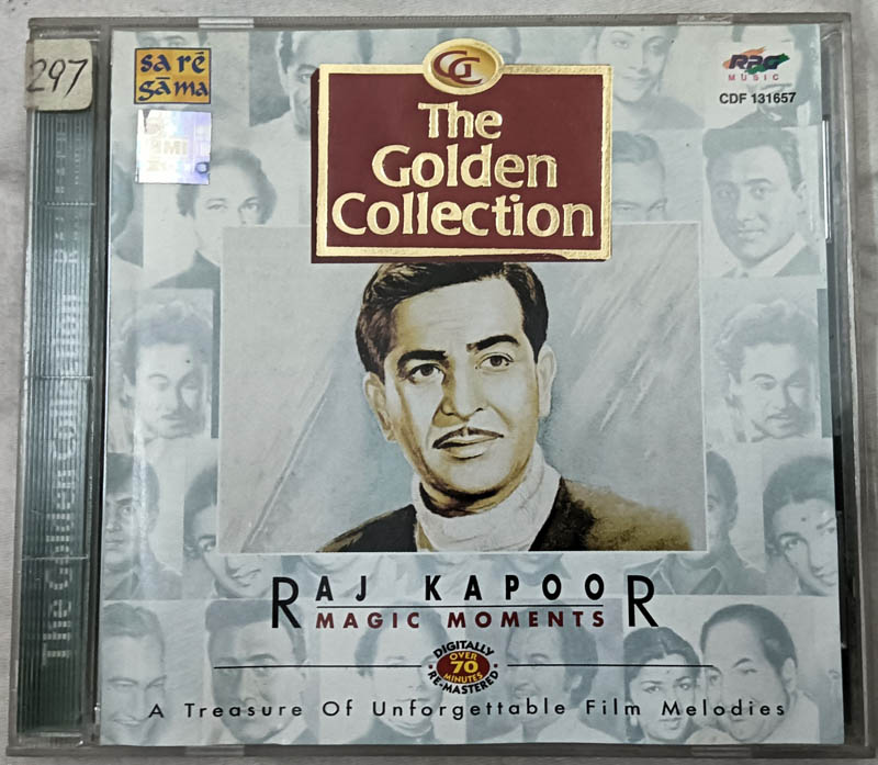 The Golden Collection Raj Kapoor Magic Moments Hindi Film Songs Audio CD