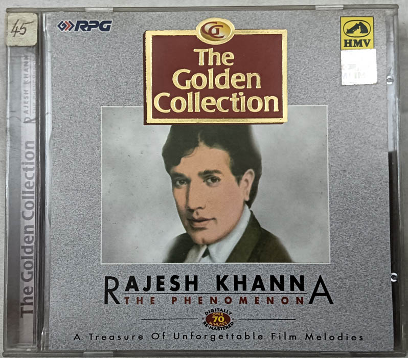 The Golden Collection Rajesh Khanna The Phenomenon Hindi Film Songs Audio CD