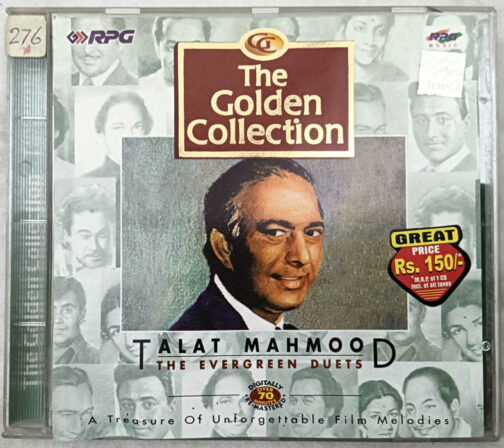 The Golden Collection Talat Mohmood The Evergren Duets Hindi Film Songs Audio CD
