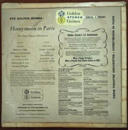 The Paris Theatre Orchestra Honeymoon in Paris LP Vinyl Record