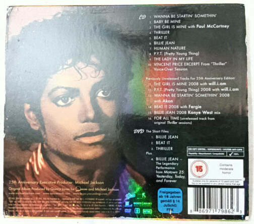 Thriller Michael Jackson Album Audio cd