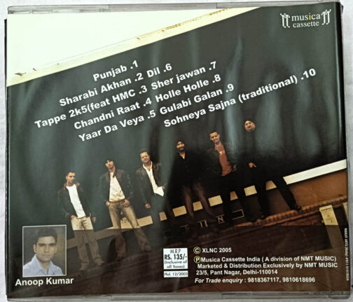 XL NC Yaar Album Bhangra Audio CD