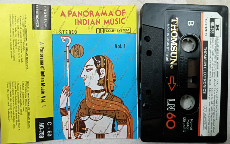 A Panorama of Indian Music Vol 1 Hindi Album Audio Cassette