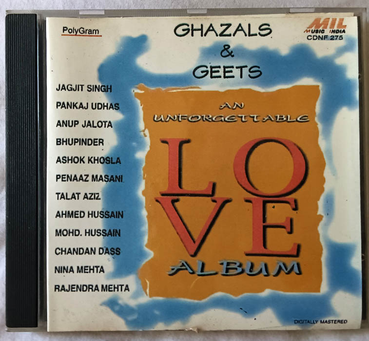 An Unforgettable Love Album Ghazals & Geets Hindi Audio CD