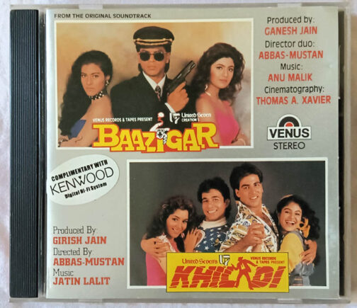 Baazigar-Khiladi Hindi Audio CD