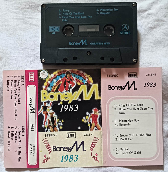Boney M 1983 Audio Cassette