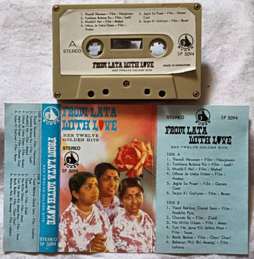 From lata with love Audio Cassette