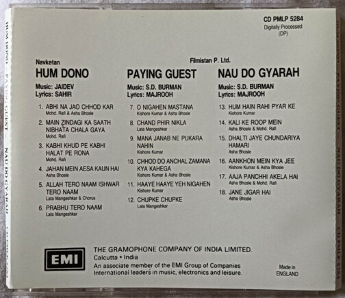 Hum Dono - Paying Guest - Nau do Gyarah Audio cd