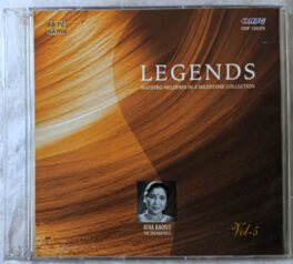 Legends Maestro Melodies in a Milestone Collection Asha Bhosle The Enchantress Vol 1 to 5 Hindi Film Audio cd