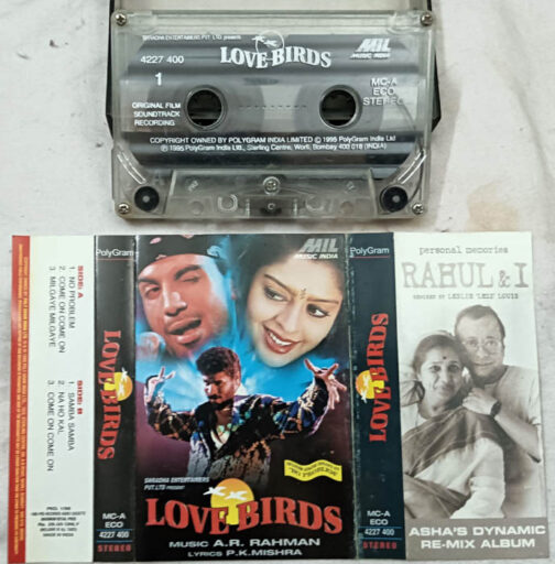 Love Birds Hindi Movie Audio Cassette By A. R. Rahman