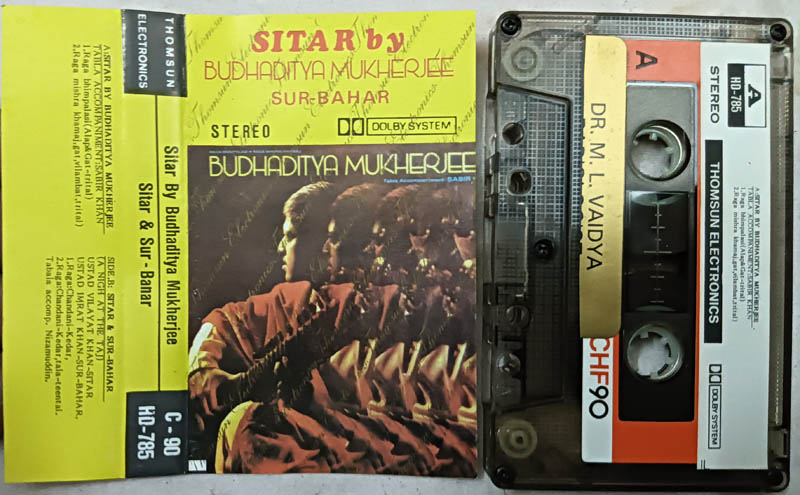 Sitar By Budhaditya Mukherjee Sur-Bahar Audio Cassette