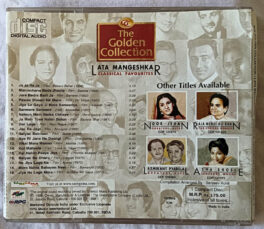 The Golden Collection Lata Mangeshkar Classical Favourites Audio CD