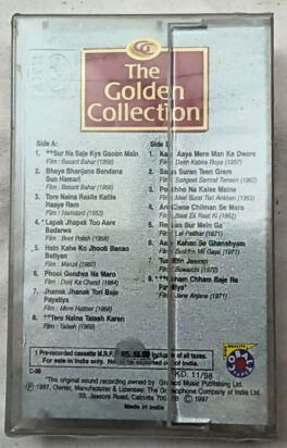 The Golden Collection Manna Dey Classical Favorites  Audio Cassette