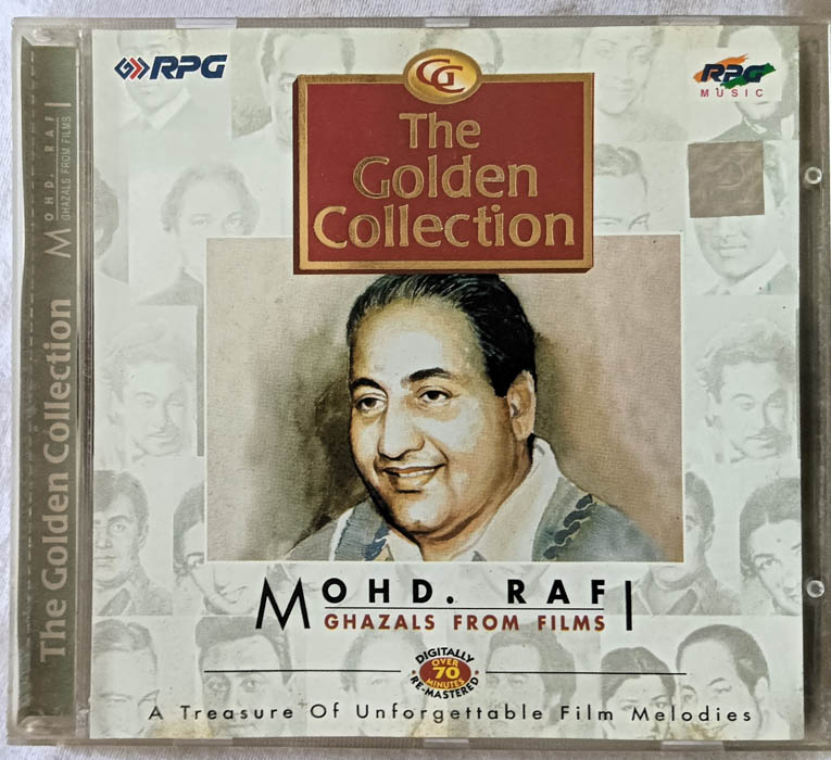 The Golden Collection Mohd Rafi Ghazals from Film Hindi Film Songs Audio CD