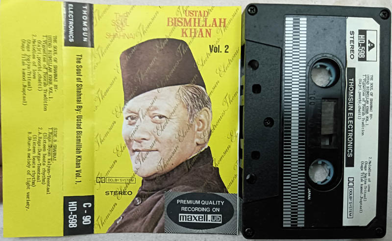 The Soul of Shahani By Ustad Bismillah Khan Vol 1 Audio Cassette