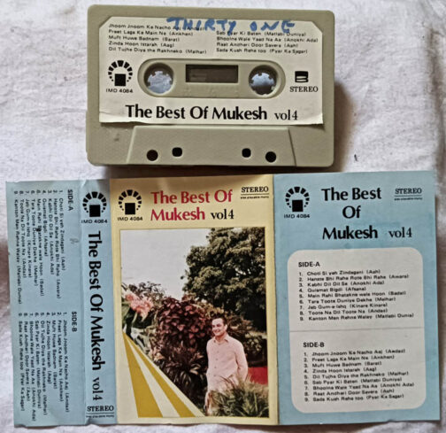 The best of mukesh Vol 4 Audio Cassette