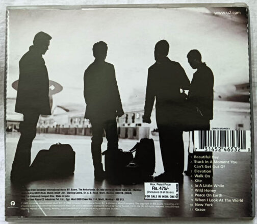 U2 All That you can't leave behind Audio Cd