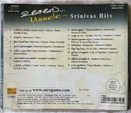 Ussele Ussele Tamil Pop Songs By Srinivas Hits Audio Cd