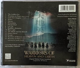 Warriors of Heaven and Earth Audio Cd By A.R. Rahman