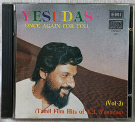Yesudas Once again for you Tamil Film Songs Audio cd
