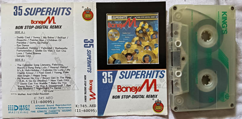 35 Superhits Boney M Audio Cassette