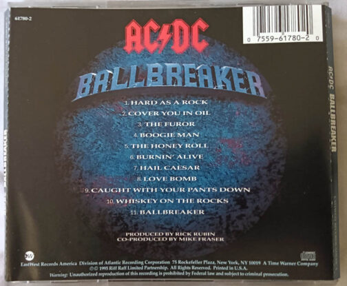 AC DC Ballbreaker Audio cd
