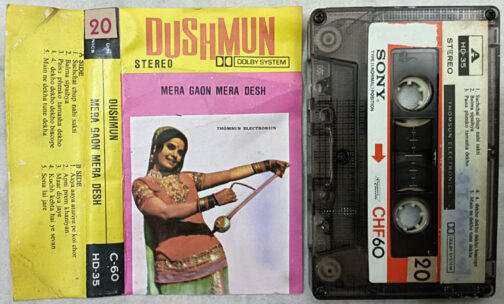 Dushman-Mera Gaon Mera Desh Audio Cassette