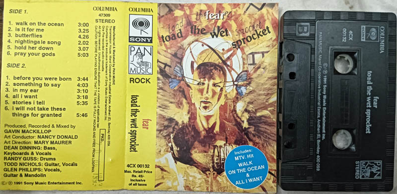 Fear Toad the wet Sprocket Audio Cassette