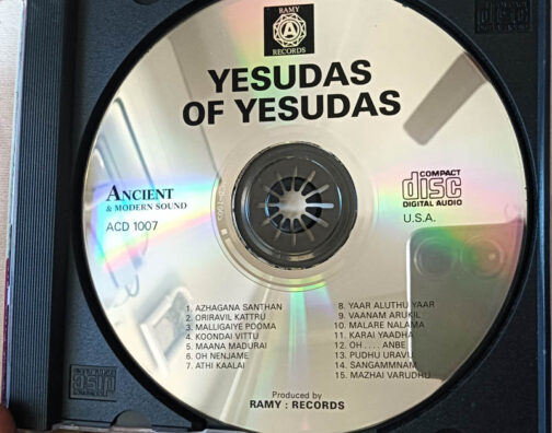 Golden Voice Yesudas Audio Cd