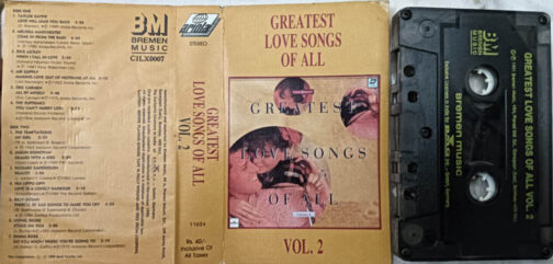Greatest Love Songs of All Vol. 2 Audio Cassette