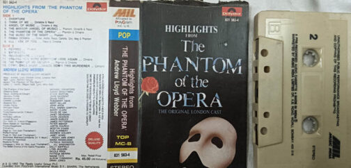 Highlights From the Phantom of the Opera Audio Cassette By Andrew Lioyd Webber
