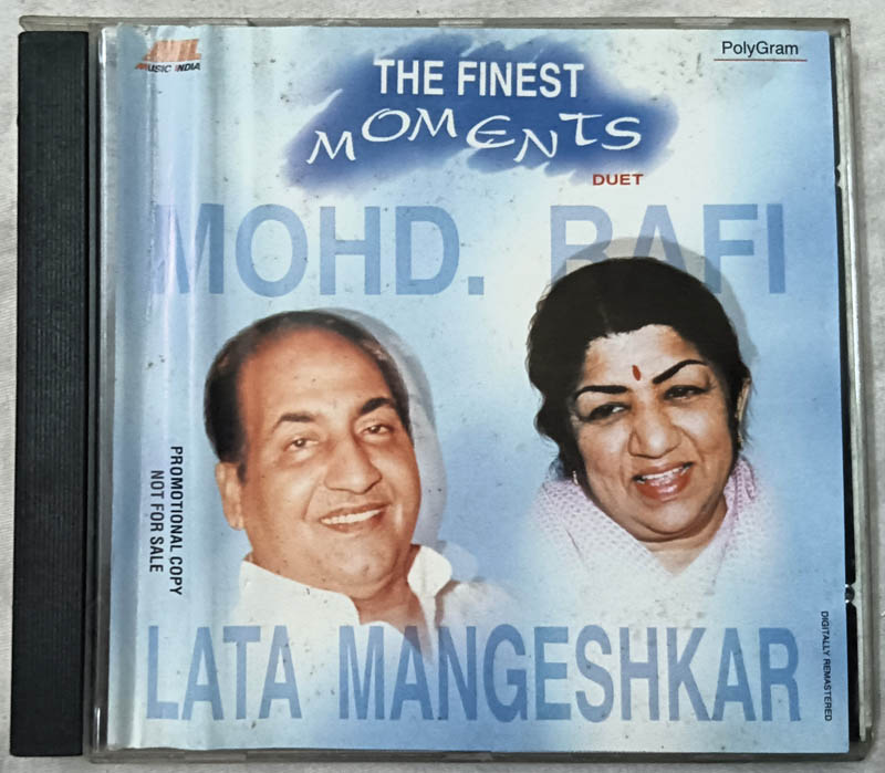 The Finest moments duet Mohd Rafi Lata Mangeshkar Audio Cd