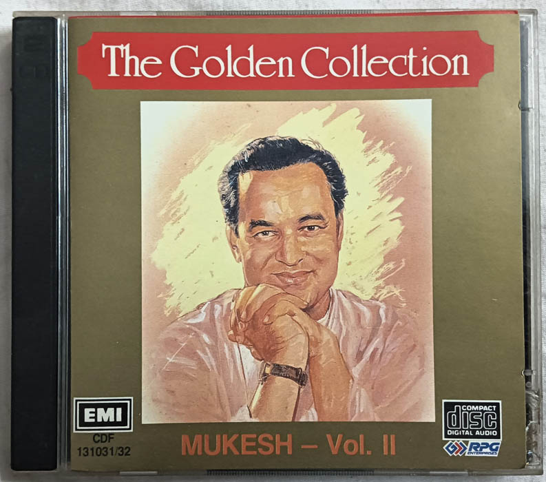 The Golden Collection Mukesh Vol 2 Hindi Audio Cd
