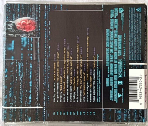 The Matrix Sountrack Audio cd
