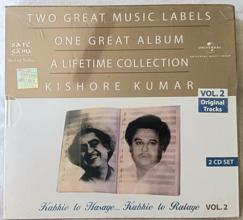 Two Great Music Labels one great album a lifetime collection Kishore Kumar Hindi Audio cd