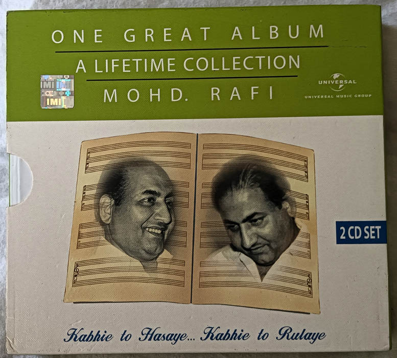 Two Great Music Labels one great album a lifetime collection Mohd Rafi Hindi Audio cd