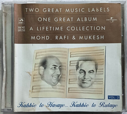 Two Great musical labels one great ambum a Lifetime collection Mohd. Rafi & Mukesh Audio Cd