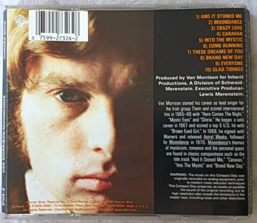 Van Morrison Moondance Audio cd