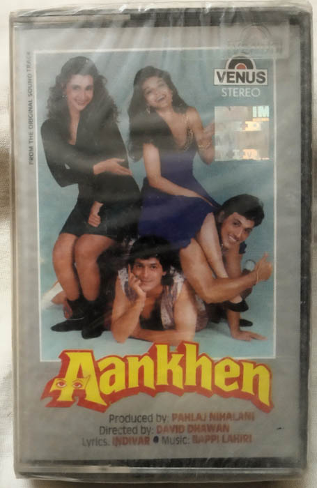 Aankhen Hindi Film Songs Audio Cassette By Bappi Lahiri Kalyanji