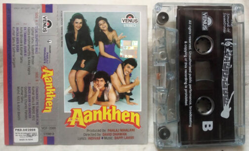 Aankhen Hindi Film Songs Audio Cassette By Bappi Lahiri Kalyanji