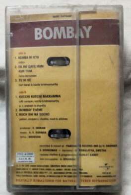 Bombay Hindi Audio Cassette By A.R. Rahman (Sealed)